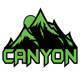 Canyon Hardscape's logo, a nice mountain with the text Canyon below it